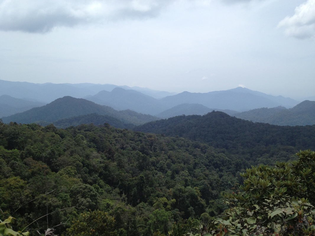 Looking to the south in the direction of Kuala Kubu Bahru
