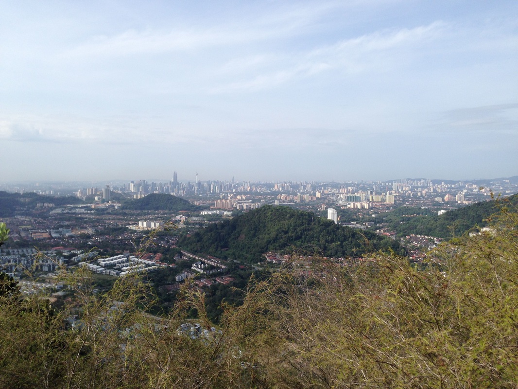 View of Kuala Lumpur from Bukit Tabur East