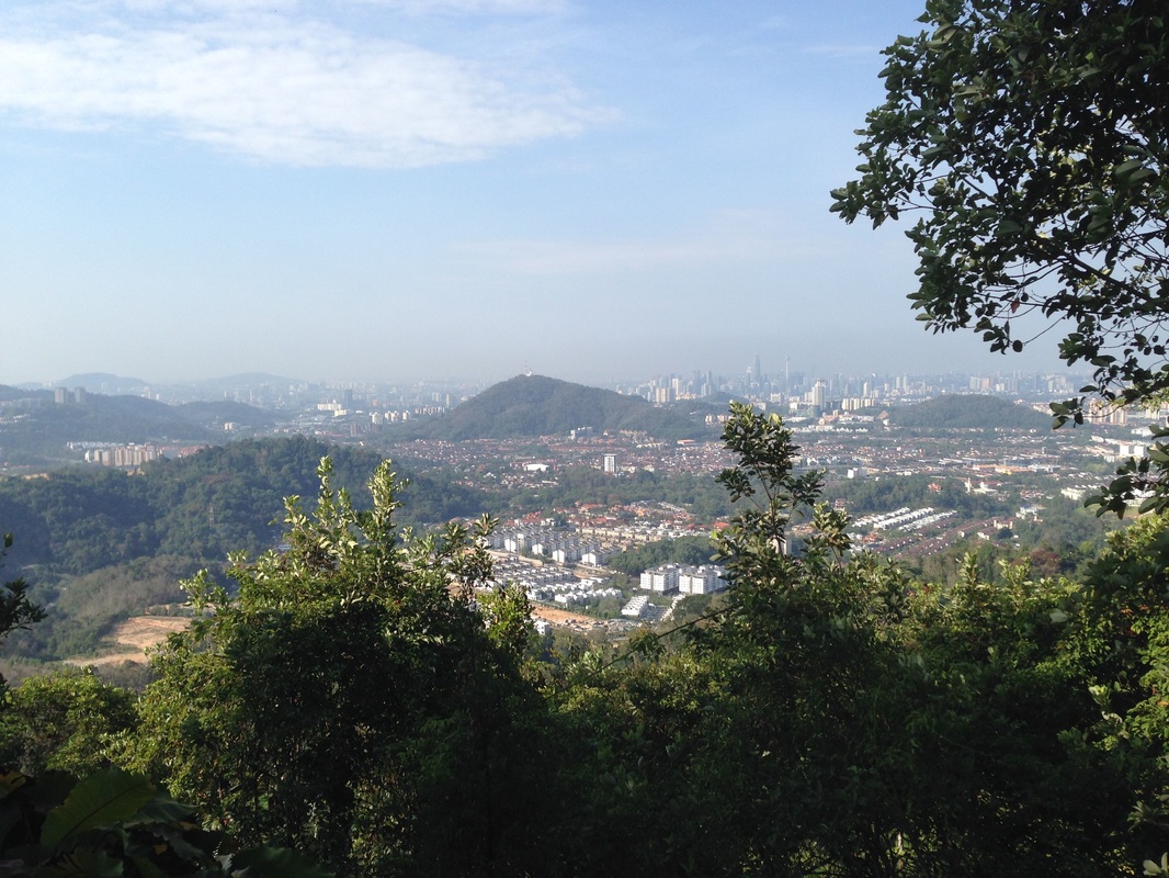 View of Kuala Lumpur from the top