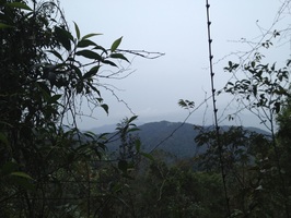 A peek at Gunung Ulu Semangkok, from Gunung Gap